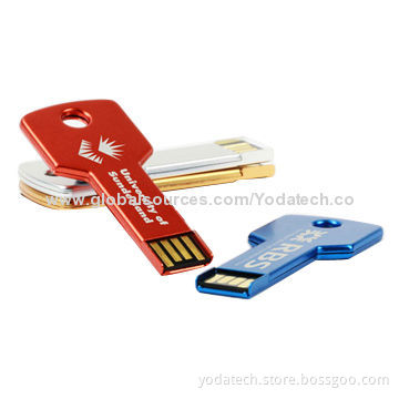 Key USB Flash Drives, Metal, for Promotion